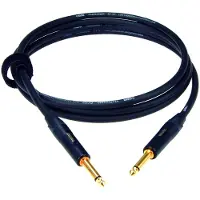Klotz LA-GRANGE INSTR.CABLE BLACK 6M,JACK 2P - JACK 2P GOLD CONTACT
