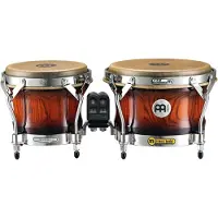 Meinl Percussion Free Ride Series Woodcraft Bongos Antique Mahogany