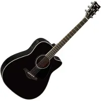 Yamaha FGX830C BL Black elektrisch-akoestische westerngitaar