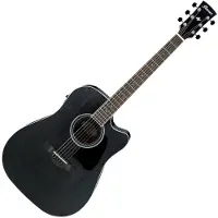Ibanez Aw84Ce-Wk Weathered Black Artwood