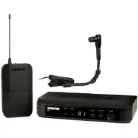 Shure BLX14E/B98-H8E draadloos instrumentmicrofoon systeem (518- 542 MHz)