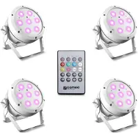 Cameo ROOT PAR 4 WH SET 1 PAR LED-schijnwerper Aantal LEDs: 7 4 W Wit