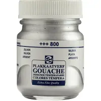 Talens Gouache Extra Fine Gouache Paint 50 ml Silver