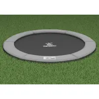 Magic Circle Pro Flat to the Ground Trampoline Grey 251 cm