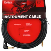 Planet Waves CUSTOM SERIES INSTRUMENT CABLE RIGHT ANGLE 20 FEET