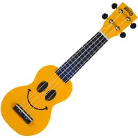 Mahalo Sopranino ukelele - U-SMILINO YW - Smiley Series - Geel - 47cm - Met draagtas