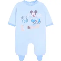 Disney Blauw, fleece rompertje - Mickey Mouse / 74