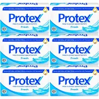 Protex Handzeep Fresh - Antibacteriële Handzeep - 6 x 90g - Voor Gezicht en Lichaam - Soap - Zeep Blok - Handzeep Voordeelverpakking