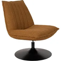 White Label Fauteuil Lounge Jax Ochre Bouclé