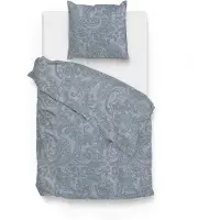 Zohome Zo Home Dekbedovertrek Katoen Paisley di Lino - denim 140x200/220cm