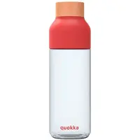 Quokka drinkfles Tritan Ice Crab 720 ml transparant/oranje