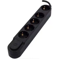 Chacon Design TCD RA 5V/1,5m 3x1,5qmm schakelaar zwart - 6872850