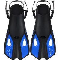 Atlantis Snapper - Zwemvliezen - Flippers - Volwassenen - Zwart/Blauw - 37-41