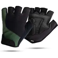 Rogelli Essential Fietshandschoenen Zomer - Wielrenhandschoenen - Korte Vinger - Heren - Groen - Maat XXL