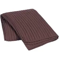 Broste Copenhagen Sena plaid aubergine - 130x180cm