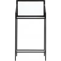 Nordal Counter marmeren/ijzeren tafel met glas