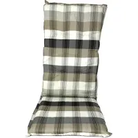 Madison Tuinstoelkussen hoge rug 50x123 cm Block taupe