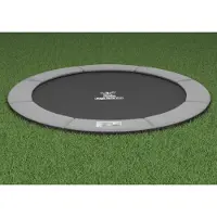 Magic Circle Pro Flat to the Ground Trampoline Grey 410 cm