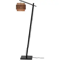 Good&Mojo Bamboe LED Staande Lamp Bhutan | 1X E27 Max 60W | Natural/Black
