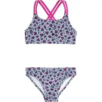 Playshoes - Bikini - UV - Werend - Panterprint - Grijs - Maat - Maat 146/152