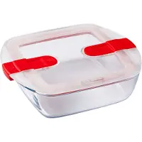 Pyrex Cook &, Heat Voedselcontainer Rechthoek met Deksel 17 x 10cm