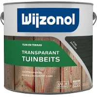 Wijzonol Transparant Tuinbeits - 3160 Antraciet - 2,5L