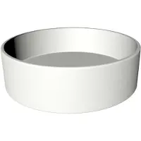 Xenz Coco keramische waskom 40cm wit mat