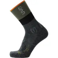 UYN Sportsokken grijs / lichtgrijs / oranje / zwart