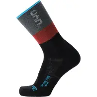 UYN Sportsokken aqua / grijs / donkergrijs / rood / zwart