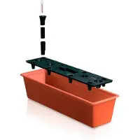 Prosperplast Flowerpot For Balcony With Irrigation System 11l 60x18x14 Cm Bruin