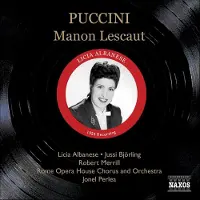 OUTHERE Licia Albanese, Jussi Björling, Rom Opera House Chorus And Orchestra, Jonel Perlea - Puccini: Manon Lescaut (July 1954) (2 CD)