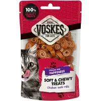 Voskes Soft & Chewy Sushi rolls kip kattensnack (60 g) 10 stuks