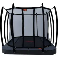Avyna Trampoline Pro-Line InGround 520 x 305 + Royal Class Veiligheidsnet Grijs