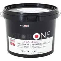 Histor One Muurverf Mat Wit 2,5 LTR - Wit