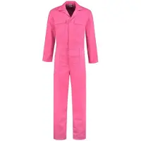 Coppens Overall volwassenen roze - Polyester - Carnavalskleding heren | Maat 70 +