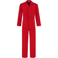 Coppens Overall volwassenen 100% katoen rood - Katoen - Carnavalskleding heren | Maat 48