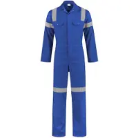 Coppens Hoge zichtbaarheids overall korenblauw | Maat 66 + |