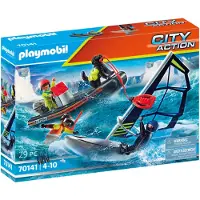 Playmobil City Action 70141 redding op zee redding met poolglijder met rubberen sleepboot |
