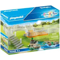 Playmobil , uitbreidingsset "Erlebnis-Zoo", Familieplezier, 70348