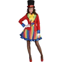 Coppens Clown streep/blok - 100% Polyester - Halloween kostuums | Maat Xs