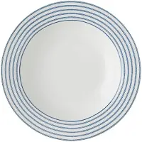 Laura Ashley Dinerbord Candy Stripe Blauw D 22 H 4 Cm