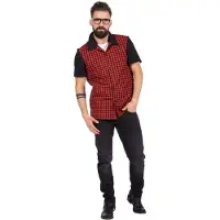 Coppens Rockabilly Shirt Bobby - 100% Polyester - Jaren 80 kleding | Maat 60