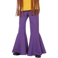 Wilbers Hippie broek kinderen paars | Maat 140