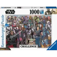 Ravensburger Puzzle 1000 pièces Baby Yoda Star Wars Mandalorian (Challenge Puzzle)