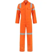 Coppens Hoge zichtbaarheids overall oranje - 100% katoen - Landen & Culturen | Maat 44