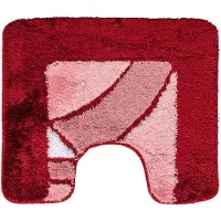 Coppens Wicotex toiletmat 50 x 60 cm bordeaux design |