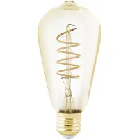 Eglo LED lamp E27 | Edison ST64 | Filament | Goud | 2000K | Dimbaar | 4W