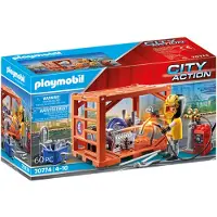 Playmobil City Action 70774 cargo container productie |
