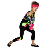Coppens Vintage Sports 80's Aerobic girl - 100% Polyester - Sport kleding | Maat 152 |