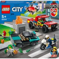 LEGO City Brandweer & Politie Achtervolging - 60319
